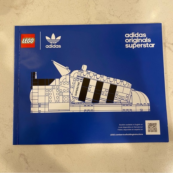 RETIRED LEGO 10282 ADIDAS ORIGINALS SUPERSTAR SNEAKER - Picture 7 of 14